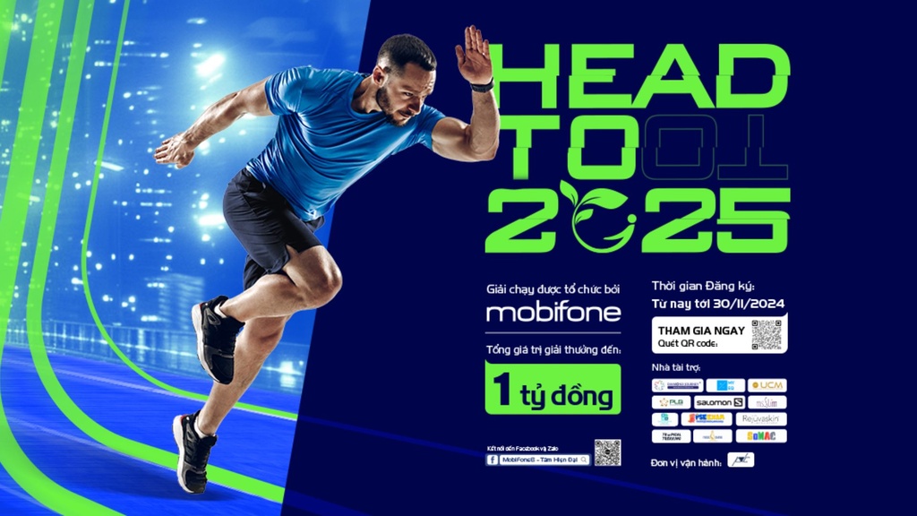 Head to 2025 - Hành trình chinh phục thể thao và lan tỏa niềm tự hào cùng Mobifone!