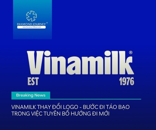 Vinamilk thay đổi logo - Bước đi táo bạo trong việc tuyên bố hướng đi mới