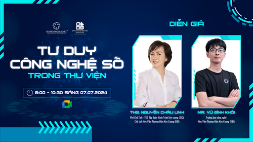 Học viện Thương hiệu Kim Cương (DBI) - thành viên của Tập đoàn Hành trình Kim Cương (DJC) đào tạo tư duy công nghệ số cho cán bộ thư viện trường học